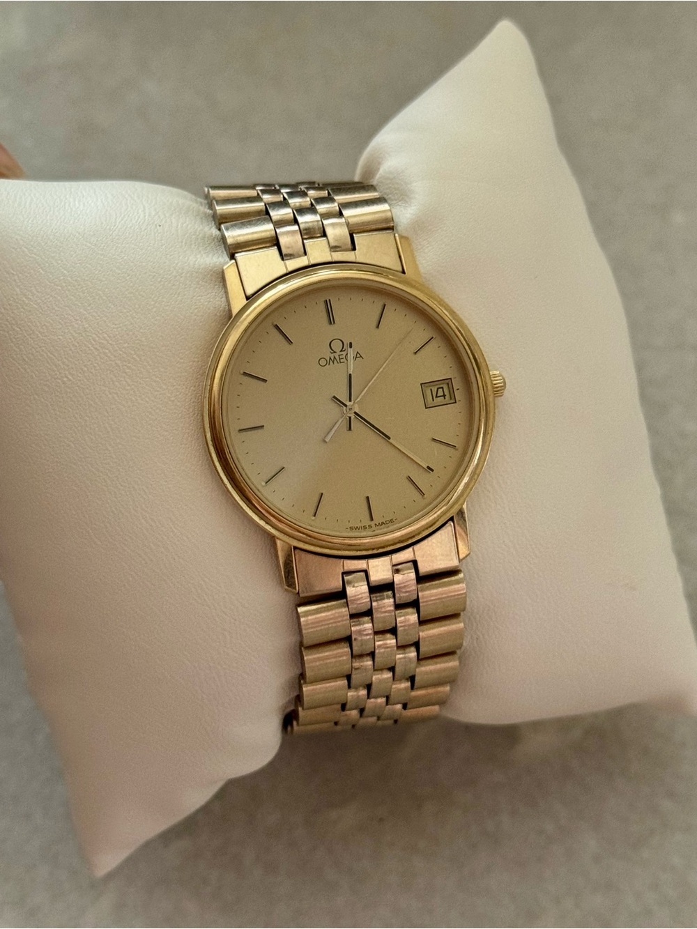 Classic Vintage Omega 10K Gold Plated Watch 32mm